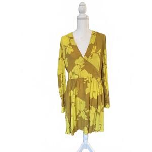 Twinset Marigold Floral Print Dress, size Large (NWT)